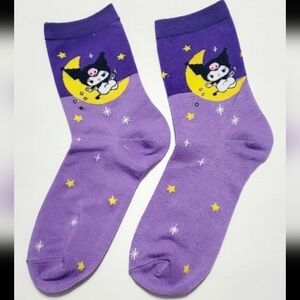 2 pairs Kuromi women's socks